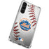 MLB New York Mets Game Ball Galaxy S24 FE Clear Case